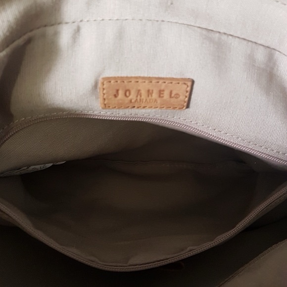 Joanel Y2K Leather and Suede Studded Shoulder Tote  Hand Bag - Picture 6 of 11